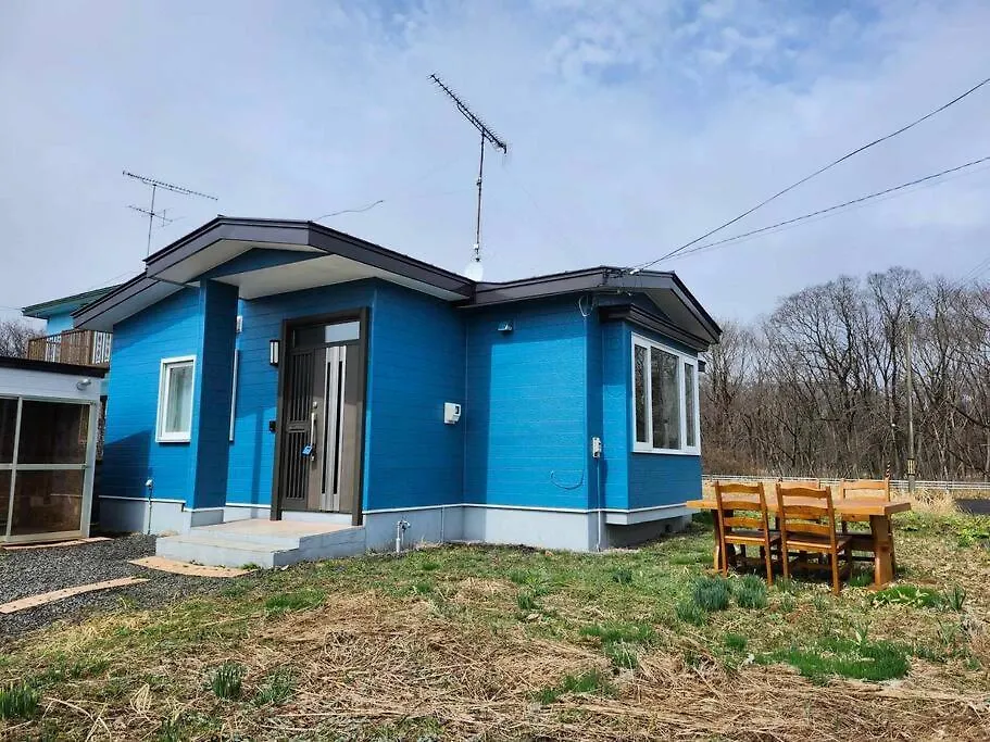 蒼い家温泉付貸別荘cozy Blue House Onsen Hot Spring Shiraoi 0*,